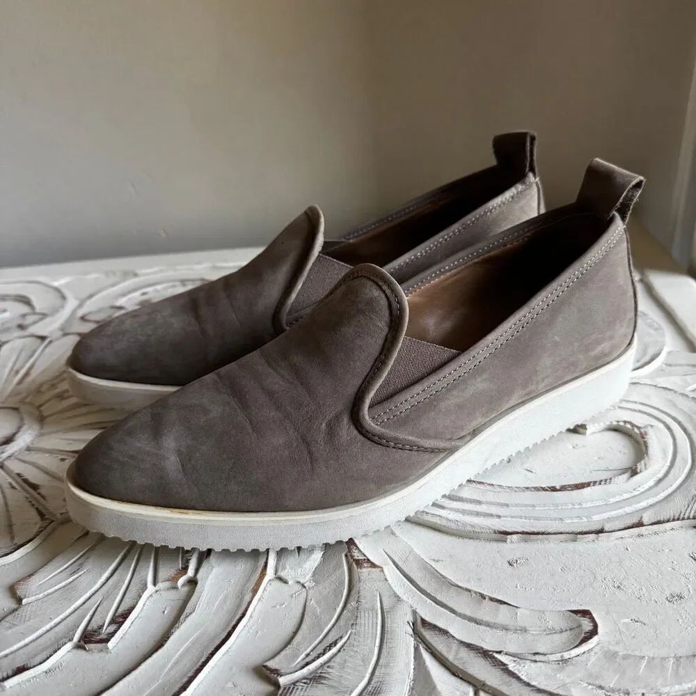 Everlane The Nubuck Street Shoe in Grey Taupe Women's Size 9.5 Leather